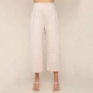nlt la | Regina Striped High Rise Pants Size‎ L